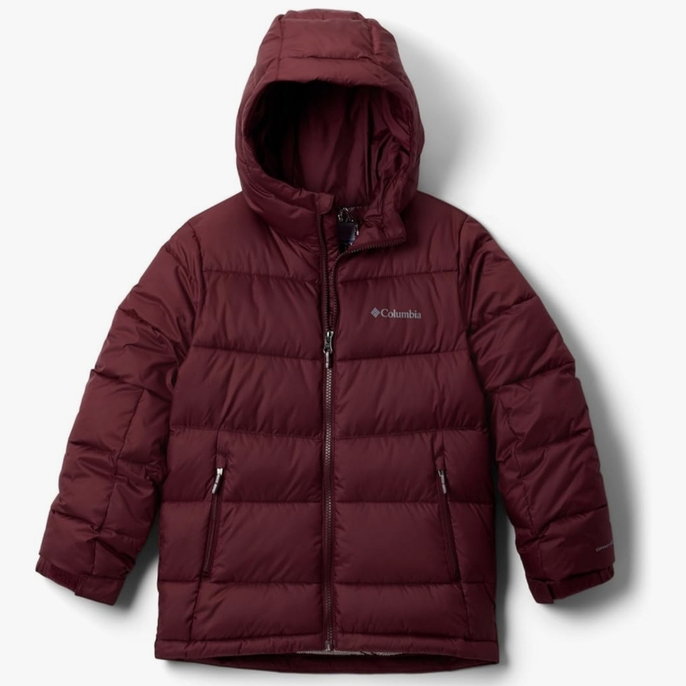 Columbia Unisex Kids Pike Lake li Hooded Jacket In Rich Wine Size Large NWT